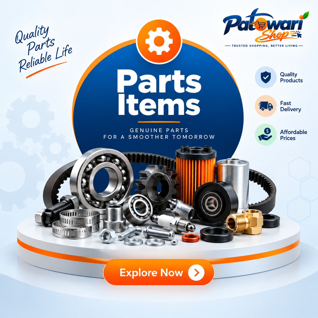 Parts items