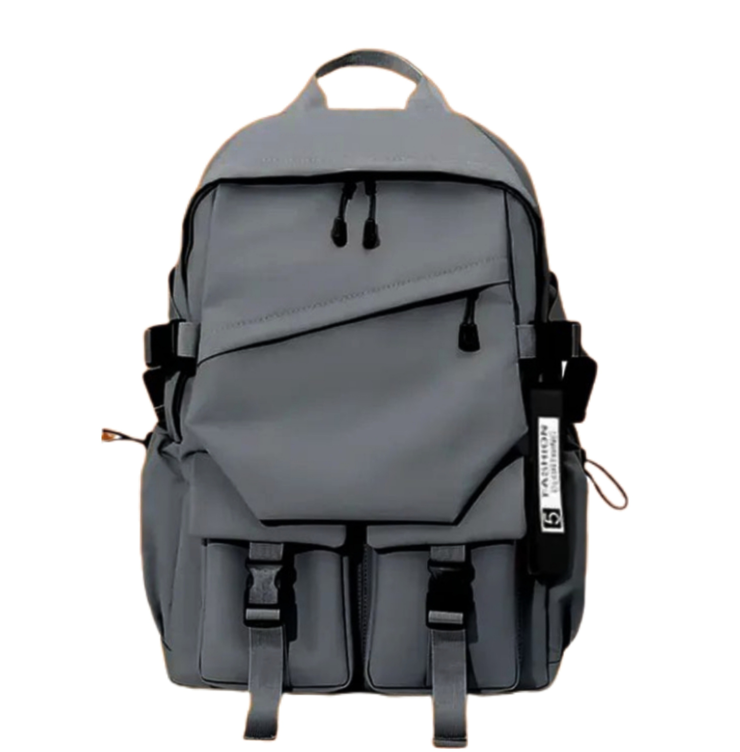🎒 Stylish Waterproof Backpack Ash .....( Code 52)...... ঢাকা সিটিতে ৭০, বাইরে ১৩০ টাকা কুরিয়ার চার্জ প্রযোজ্য